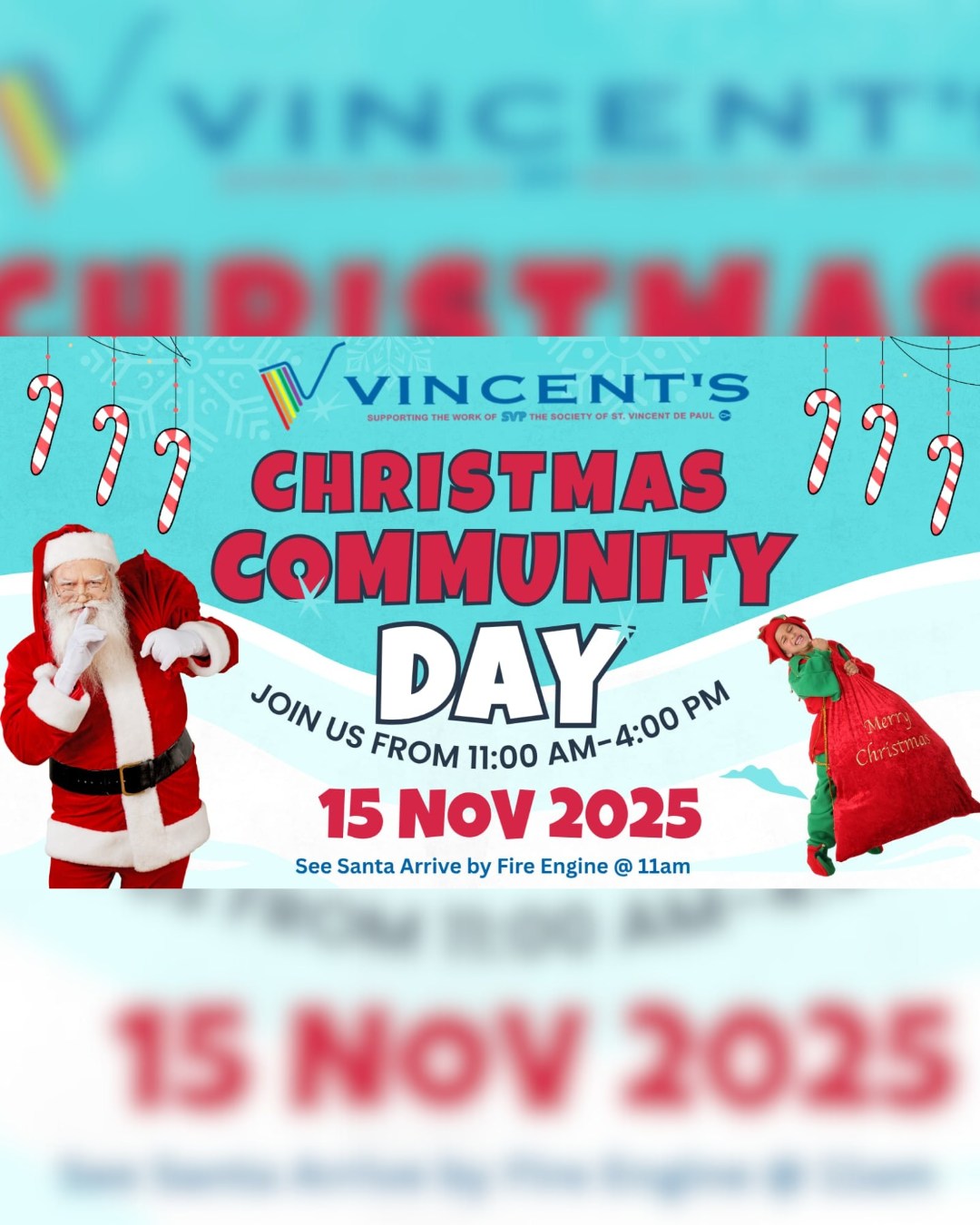 Kickstart the festive season at Vincent’s Thurles! ✨🎄

Join the Christmas Community Day on Saturday, 15th November — Santa arrives by fire engine at 11am! 🚒🎅

Bring the kids for festive fun, meet Santa, enjoy treats, and grab some exclusive discounts. A perfect day for all the family! 💫

📍 Vincent’s Thurles | Everyone Welcome

#thurles #tipperary #whatsontipperary #visittipperary #dwellawhile #lovethurles #munster #ireland #tipperaryevents