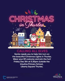 ✨🎄 The magic begins TONIGHT! Join us at 5:30pm outside the Ursuline Primary School, Thurles as we switch on the Christmas lights.

Live music from the incredible Seskin Lane, don’t miss it! 🎶

#Thurles #WhatsOntTipperary #VisitTipperary #Dwellawhile #LoveThurles #Munster #Ireland