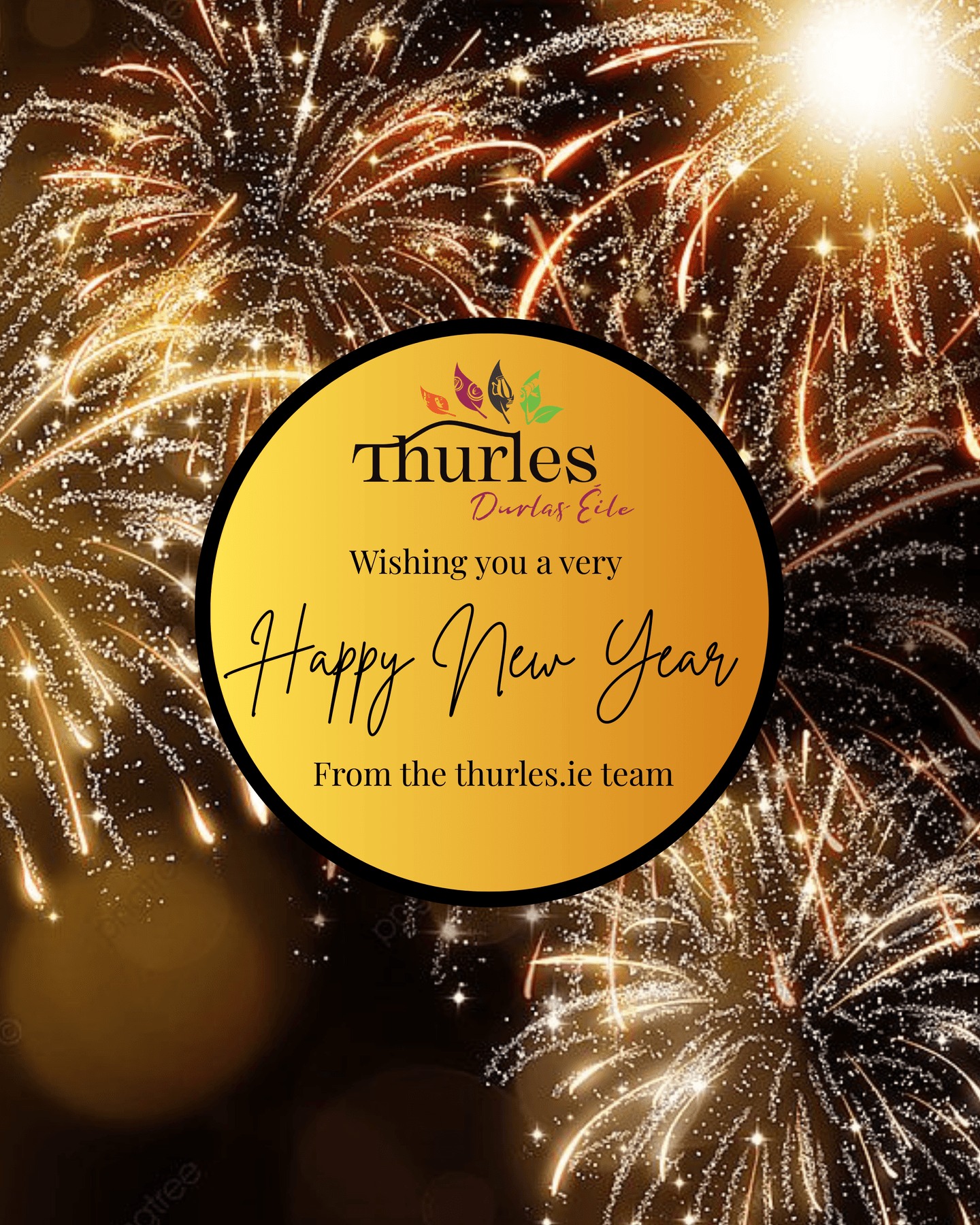 Happy New Year from Thurles! 🎆💙

Here’s to another year of community spirit, local pride, and making memories in the heart of Tipperary.

Wishing everyone a bright and hopeful 2026!

#Thurles #Tipperary #Munster #Ireland #lovethurles #visittipperary