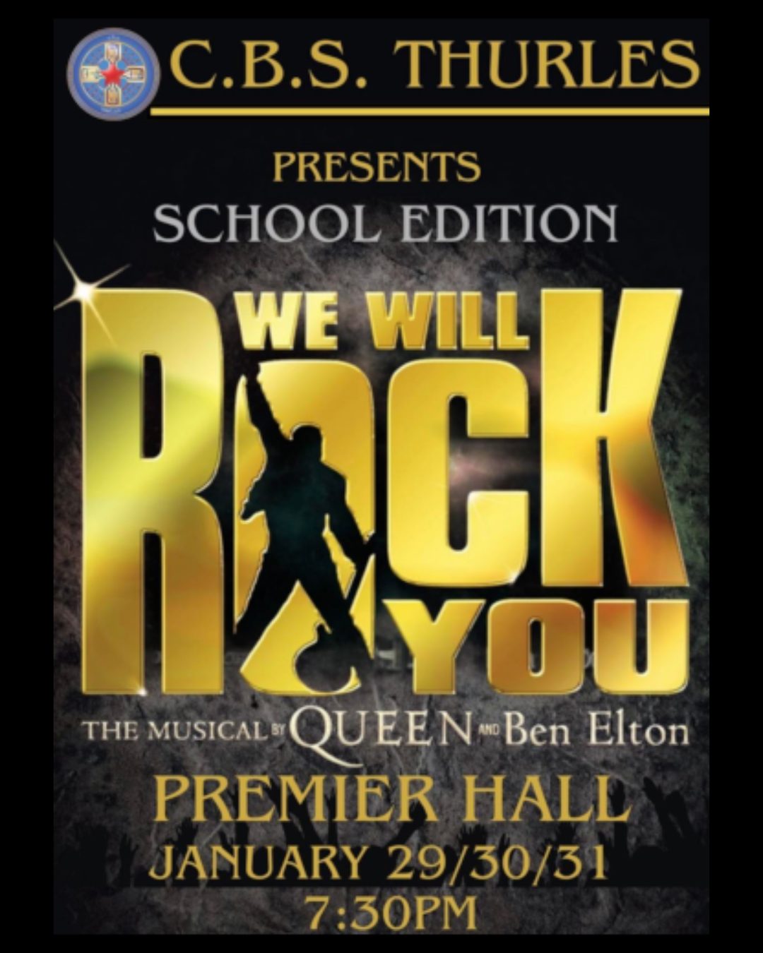 🎸 WE WILL ROCK YOU is coming to Premier Hall, Thurles!

The CBS musical is ready to blow the roof off with Queen’s iconic music and Ben Elton’s legendary story.
📅 Jan 29th, 30th & 31st 2026
⏰ 7.30pm

🎟️ Tickets on sale now: http://www.gr8events.ie/thurles-cbs-we-will-rock-you

Don’t miss it, it’s gonna be electric! ⚡️

#Thurles #Tipperary #Munster #Ireland #lovethurles #dwellawhile #visittipperary