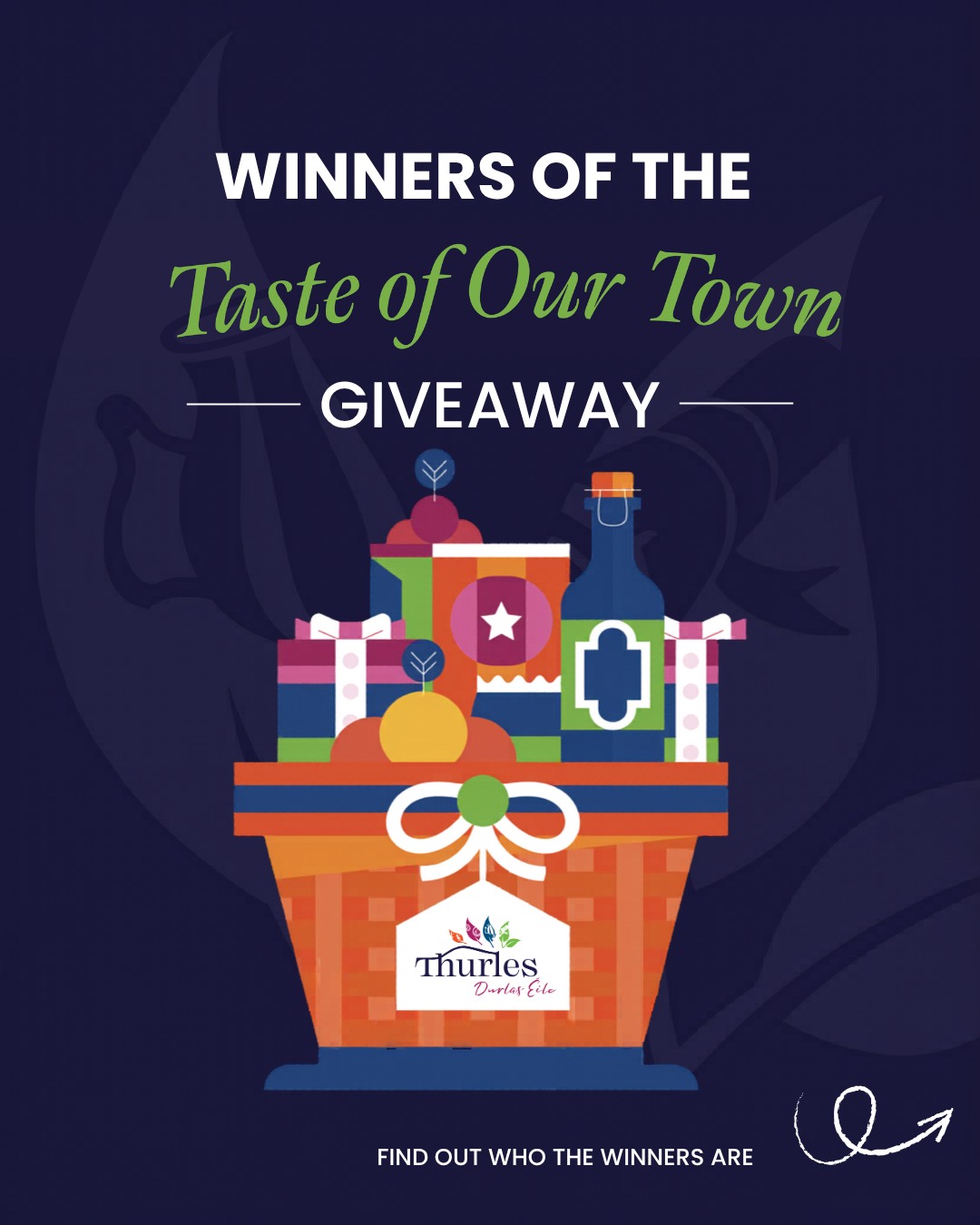 AND THE WINNERS ARE… TASTE OF OUR TOWN GIVEAWAY! 🎉

A huge thank you to everyone who entered our Taste of Our Town competition and supported all the amazing local businesses involved 💛☕🍽️

We Are delighted to announce our winners:

🥇 Prize 1 - The Taste of Our Town Experience
🎉 Winner: Nicola Delaney

🥈 Prize 2 - Coffee, Brunch & Catch-Up Experience
🎉 Winner: Joe Brennan

🥉 Prize 3 - Sweet Treats & Slow Afternoon Experience
🎉 Winner: Deirdre Ryan

👏 Congratulations to all our winners, get in touch for details on how to collect your prizes!

A massive thank you to all the local businesses who contributed and helped make this campaign such a success, and to everyone who entered, liked, shared, and supported local in Thurles.