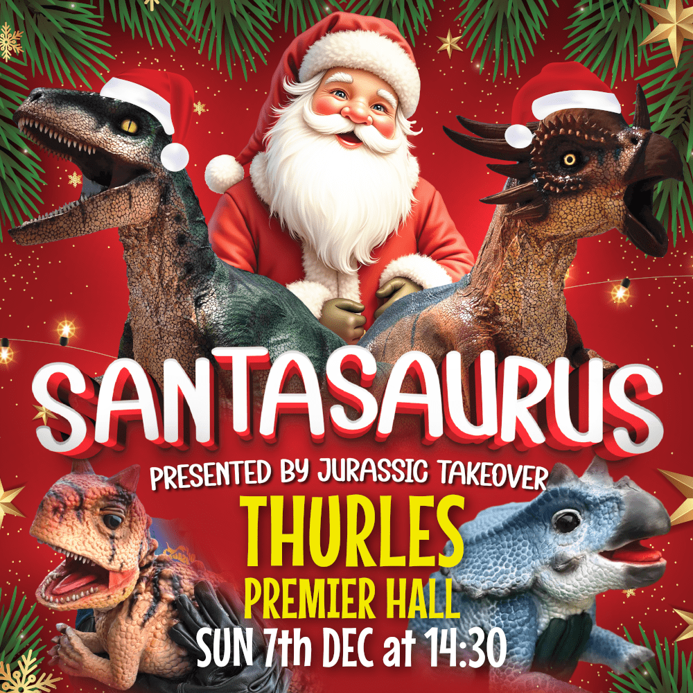 Santasaurus at the Premier Hall! Image 1